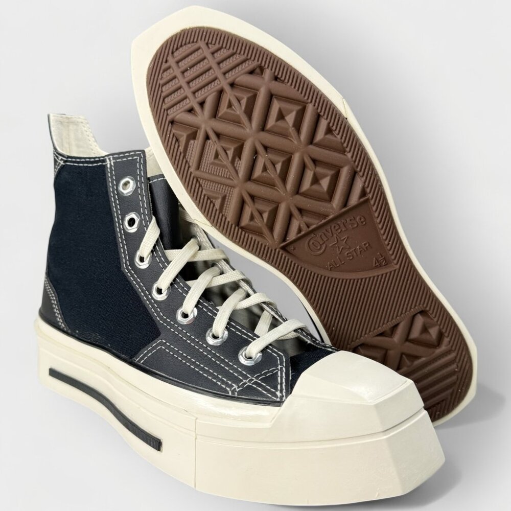 Converse Chuck 70 Hi De Luxe Squared Hi‑Top Women’s Size 6.5 Black A06435C - Picture 9 of 16